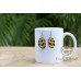 Kabibe Shell Oblong 30 mm Dangling Hand Painted Earrings 0061ER