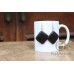 Kamagong Wood Hardwood Black Square 35 mm Dangling Earrings 0115ER